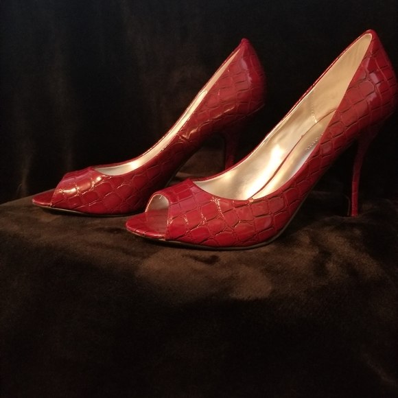 ROBERTO VIANNI Red Shoes Size 9 - Picture 2 of 8